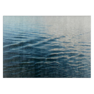 Tabla De Cortar Sombras de agua azul Resumen Fotografía de la natu