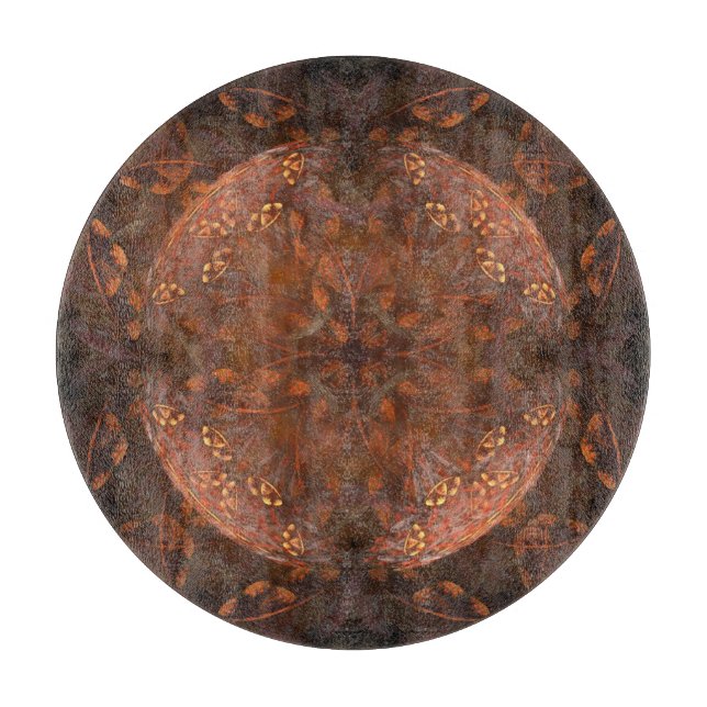 Tabla De Cortar Sombreado de cobre dorado (Anverso)