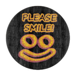 Tabla De Cortar "¡Sonríe, por favor!" Diseño Cuto. Comprar ahora