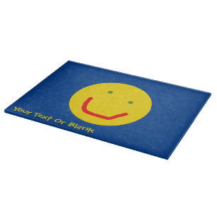 Tabla De Cortar Sonriente Sol feliz cara