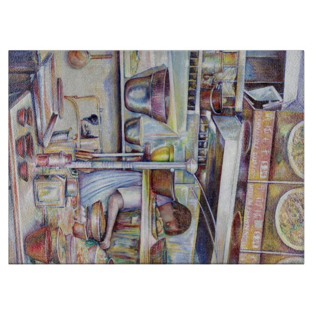 Tabla De Cortar Sopa Pigtail, Singapur (Anverso)