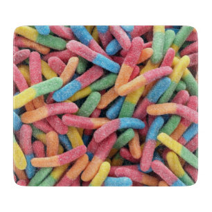 Tabla De Cortar Sour Gummy Worms