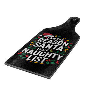 Tabla De Cortar Soy La Razón Por La Que Santa Tiene Una Lista De T