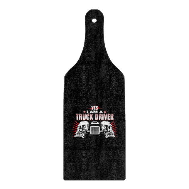 Tabla De Cortar Soy un camionero (Anverso)