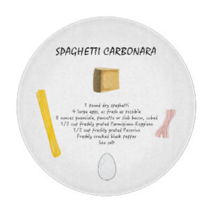 Tabla De Cortar Spaghetti Carbonara