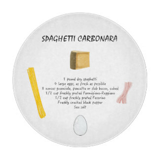 Tabla De Cortar Spaghetti Carbonara