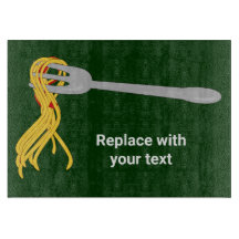 Spaghetti on fork - diseño de cocina italiana