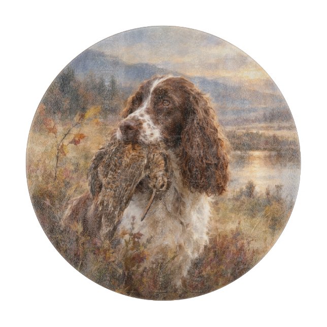Tabla De Cortar Spaniel de Springer Inglés (Anverso)