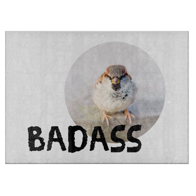 Tabla De Cortar Sparrow - Badass (Anverso)