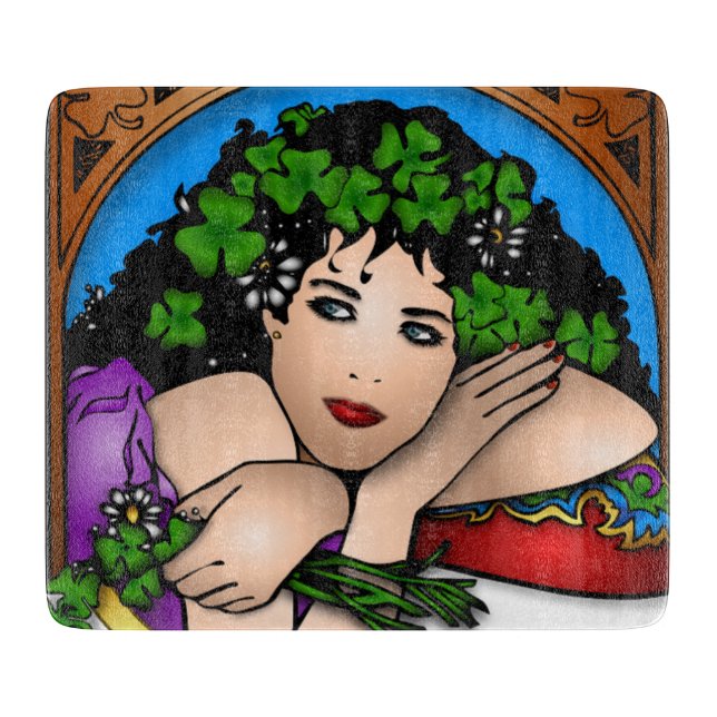 TABLA DE CORTAR ST. CHICA DE PATRICK (Anverso)