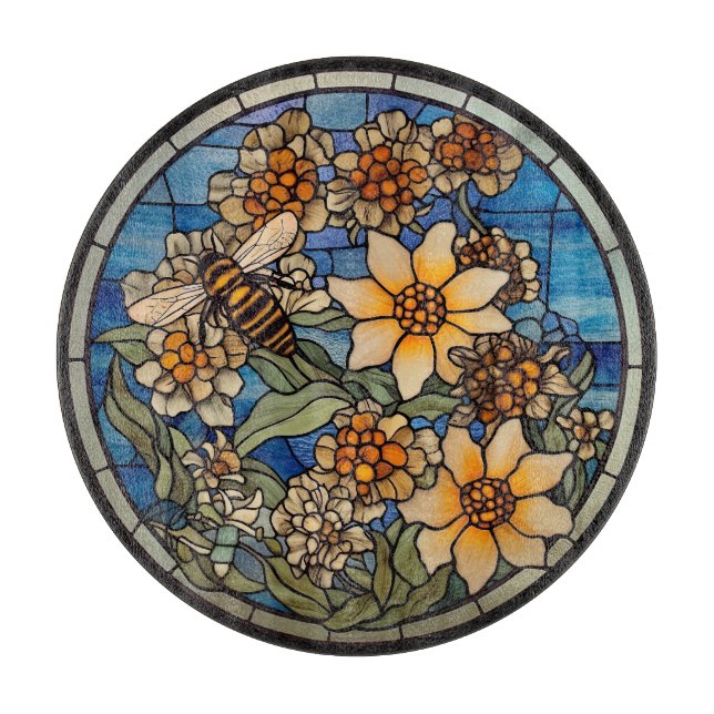 Tabla De Cortar StainGlass Bumblebee (Anverso)