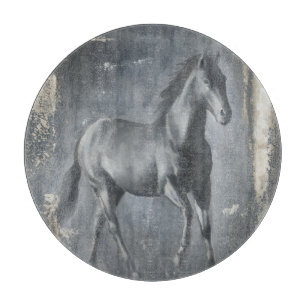 Tabla De Cortar Stallion negro en ejecución