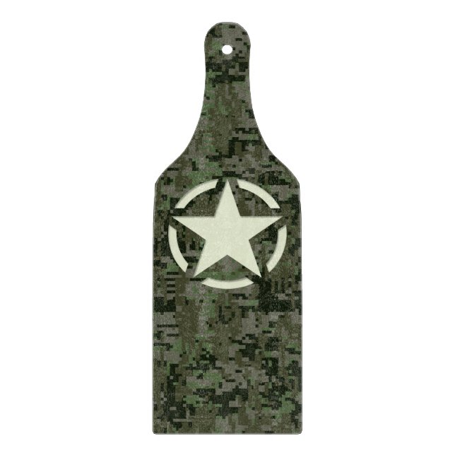 Tabla De Cortar Star Stencil Digital Woodland (Anverso)
