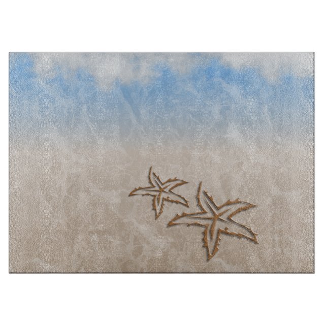 Tabla De Cortar Starfish Beach Glass (Anverso)