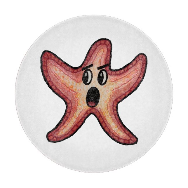 Tabla De Cortar Starfish conmocionado (Anverso)