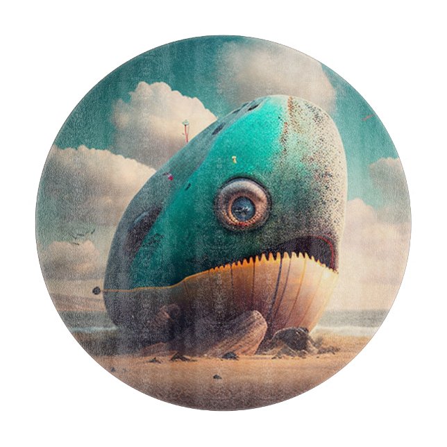 Tabla De Cortar Strange Whale (Anverso)