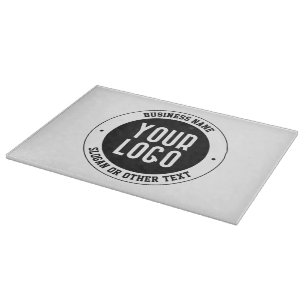 Tabla De Cortar Su logotipo o diseño comercial Texto editable en