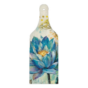 Tabla De Cortar Sueño Acuático Floral Vibrante