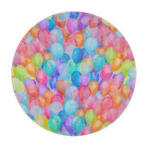 Tabla De Cortar Sueños de arcoiris: arte de globos acuáticos