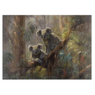 Tabla De Cortar Sueños de bosques de Koala