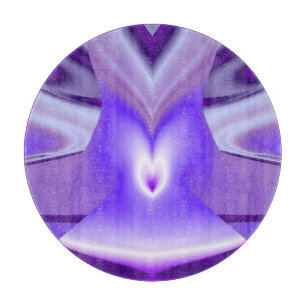 Tabla De Cortar Sueños de flores moradas