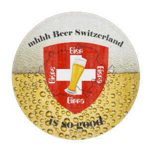 Tabla De Cortar Suiza Suisse Svizzera Switzerland tablón de vidrio