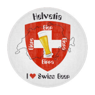 Tabla De Cortar Suiza Suisse Svizzera Switzerland tablón de vidrio