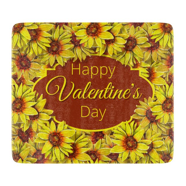 Tabla De Cortar Sunflower Cutting Board (Anverso)