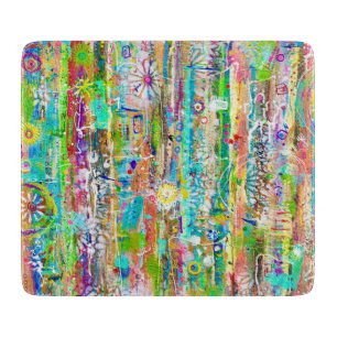 Tabla De Cortar Sunny Days 6 x 7 Deco Glass Cutting Board