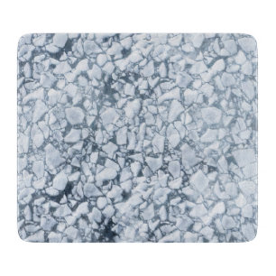 Tabla De Cortar Superficie de hielo agrietado (Estilo 6) Pintura a
