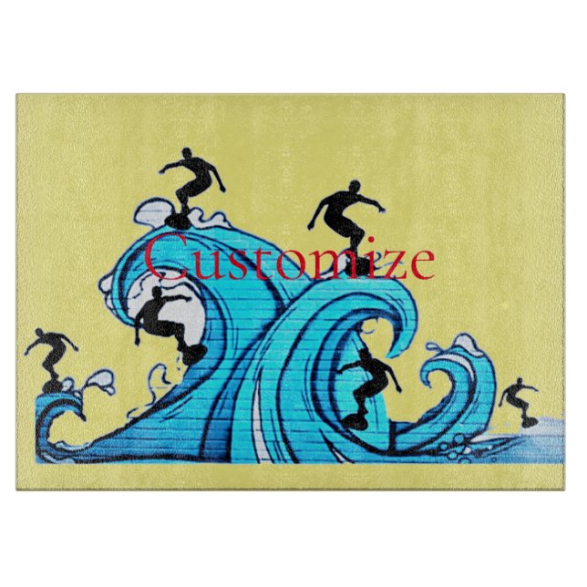 Tabla De Cortar Surfers Everywhere Thunder_Cove (Anverso)