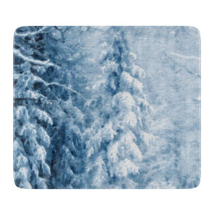 Tabla De Cortar Susurros de invierno