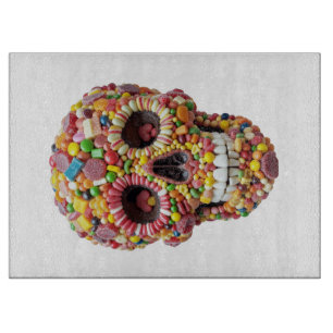 Tabla De Cortar Sweet Skull