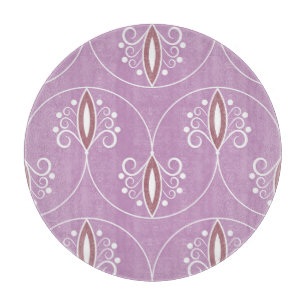 Tabla De Cortar Swirling Elegance: Geométrica de época