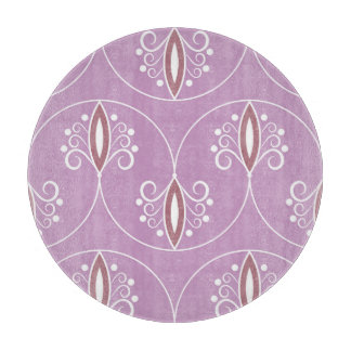 Tabla De Cortar Swirling Elegance: Geométrica de época