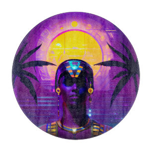 Tabla De Cortar Synthwave Pharaoh