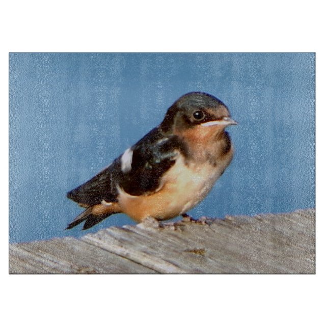 Tabla De Cortar Tablero Barn Swallow (Anverso)