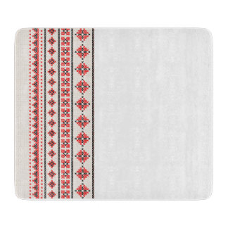 Tabla De Cortar Tablero con adorno ucraniano.