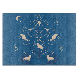 Tabla De Cortar Tablero crepuscular del corte del vidrio de los