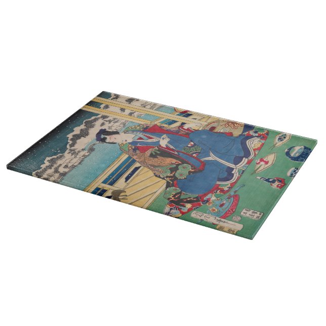 Tabla De Cortar Tablero de arte japonés (Borde)