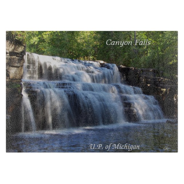 Tabla De Cortar Tablero de Canyon Falls (Anverso)