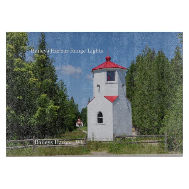 Tabla De Cortar Tablero de corte Baileys Harbour Range Lights (Anverso)