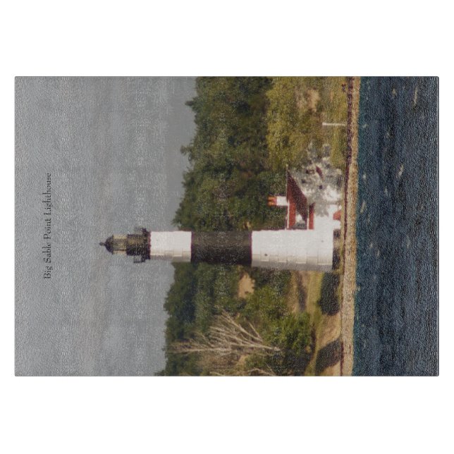 Tabla De Cortar Tablero de corte Big Sable Point Lighthouse (Anverso)