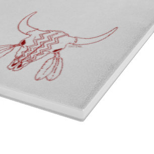 Tabla De Cortar Tablero de corte blanco de la línea Búfalo Fantasm