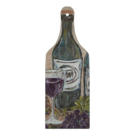 Tabla De Cortar Tablero de corte con forma de botella de vino Vino