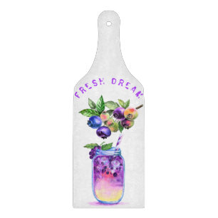 Tabla De Cortar Tablero de corte de bebidas Guay con jugo de aránd