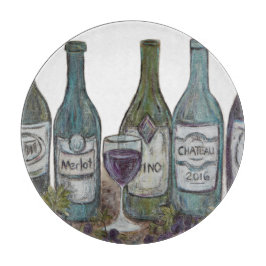 Tabla De Cortar Tablero de corte de botellas de vino de Vino