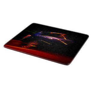 Tabla De Cortar tablero de corte de danza del auto púrpura