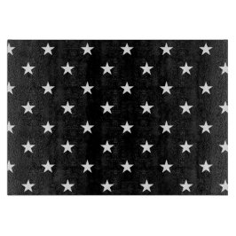 Tabla De Cortar tablero de corte de estrellas negras