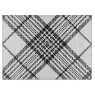 Tabla De Cortar Tablero de corte de franjas en blanco y negro
